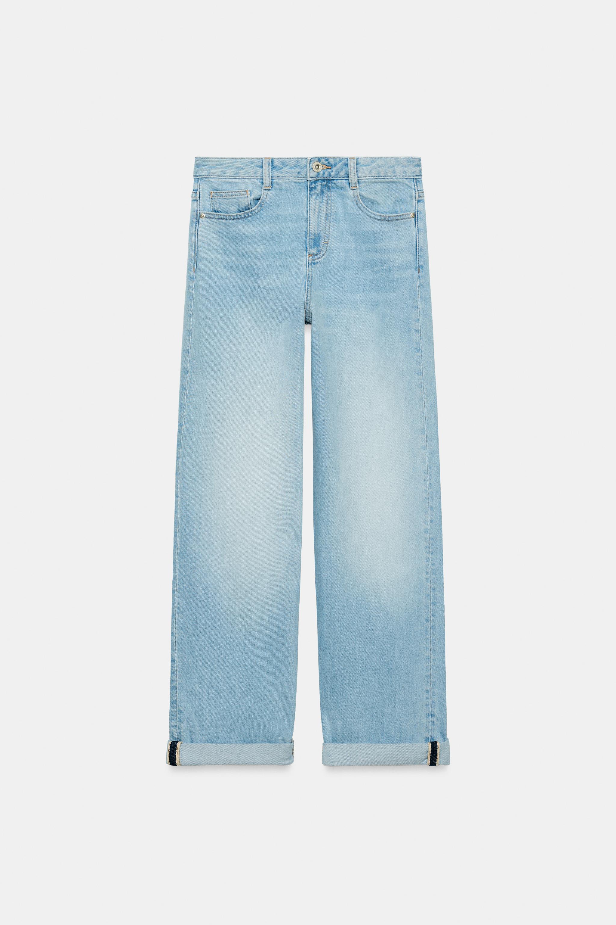Z1975 RELAXED FIT MID-RISE TURN-UP HEM JEANS